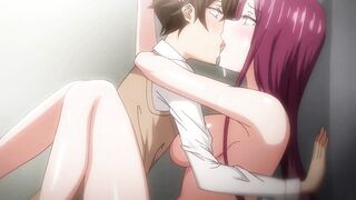 Surprise sex plan with boyfriend in public toilet first time college anime hentai cartoon animation