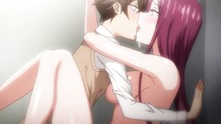 Surprise sex plan with boyfriend in public toilet first time college anime hentai cartoon animation