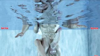 Stepsis handjob in pool