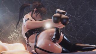 LARA CROFT ANAL FUCKING WITCH DILDO - HOTTEST TOMB RAIDER BLENDER ANIMATION 60FPS
