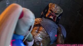 GIRL SUPER BIG TITS WITH MONSTER 3D HENTAI