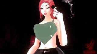 CherryErosXoXo VR - Cherry Noire Smoking Fetish Cigar Femdom Custom Video Trailer