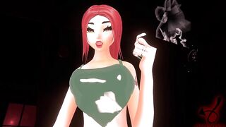 CherryErosXoXo VR - Cherry Noire Smoking Fetish Cigar Femdom Custom Video Trailer
