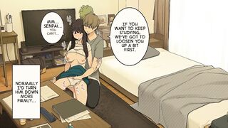 Senpai Fucks his Schoolgirl Student Until she Cums to De-STress Her