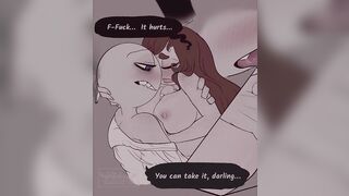 【Lewd Comic/Doujin Dub】 "A New Years Dream Come True" feat. Johnny Static 【Art: Wicked_YB】