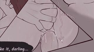 【Lewd Comic/Doujin Dub】 "A New Years Dream Come True" feat. Johnny Static 【Art: Wicked_YB】