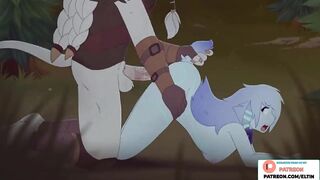 CUTE FURRY GIRL HARD FUCKED IN ALL HOLES IN FOREST ????| BEST FURRY HENTAI ANIMATION 60 FPS