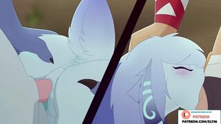 CUTE FURRY GIRL HARD FUCKED IN ALL HOLES IN FOREST ????| BEST FURRY HENTAI ANIMATION 60 FPS