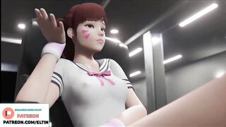 D.Va Hard Fucking In Ass Doggy Style ????| Hottest Anal Hentai Overwatch High Quality 4K 60 FPS