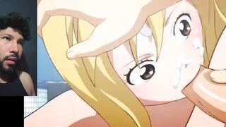 Fairy tail natsu sexo duro con exa grey y lucy follo