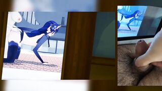 Genshin Impact Raiden Shogun and Futa