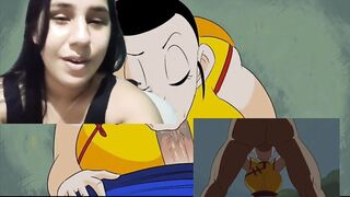 Goku gives him his milk with a tremendous fuck