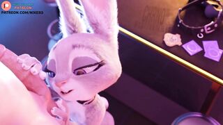 JUDY HOPPS BLOWJOB AND GETTING CUM ON FACE - EXCLUSIVE FURRY ZOOTOPIA HENTAI ANIMATION 4K 60FPS
