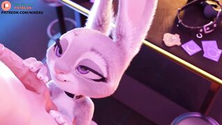 JUDY HOPPS BLOWJOB AND GETTING CUM ON FACE - EXCLUSIVE FURRY ZOOTOPIA HENTAI ANIMATION 4K 60FPS