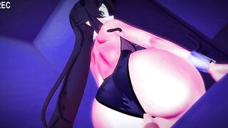 Genshin Impact - Hu Tao masturbates with a toy