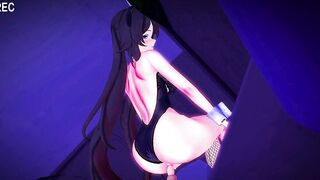 Genshin Impact - Hu Tao masturbates with a toy