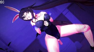 Genshin Impact - Hu Tao masturbates with a toy
