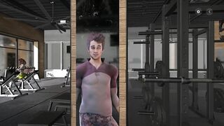 Sex Gym 3D Anilingus in a public place