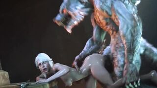 the witcher realistic sex with forest monsters