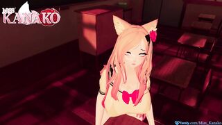 I GRIND a DESK and ask you to watch and get TURNED ON!!!! SEXY VTUBER SCHOOL GIRL COSPLAY!!!!!!