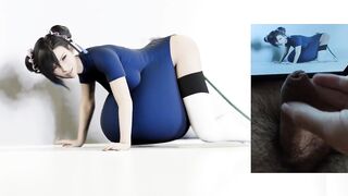 Chun Li Belly Inflation Animation