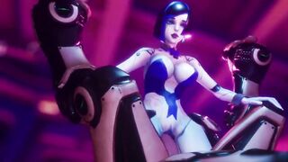 orgy with robot woman