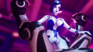orgy with robot woman
