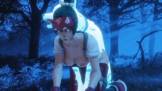 Kiriko ( Overwatch ) - 3D / SFM / HENTAI Compilation