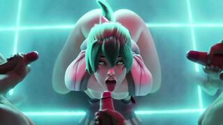 Kiriko ( Overwatch ) - 3D / SFM / HENTAI Compilation