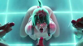 Kiriko ( Overwatch ) - 3D / SFM / HENTAI Compilation