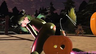 Pretty PussyCat Sucks & Fucks in a Pumpkin Patch! | VR EGIRL HALLOWEEN EPISODE | ASMR | LATEX