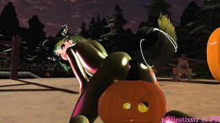Pretty PussyCat Sucks & Fucks in a Pumpkin Patch! | VR EGIRL HALLOWEEN EPISODE | ASMR | LATEX