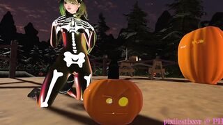 Pretty PussyCat Sucks & Fucks in a Pumpkin Patch! | VR EGIRL HALLOWEEN EPISODE | ASMR | LATEX