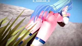 KonoSuba - Aqua uses a sex toy