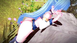 KonoSuba - Aqua uses a sex toy