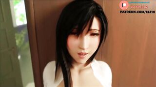 Tifa Lockhart Pushed Her Panties Aside And Enjoy Sweet Creampie ????| Exclusive Hentai Final Fantasy