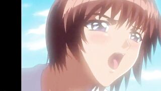 Hentai anime Sex on roof