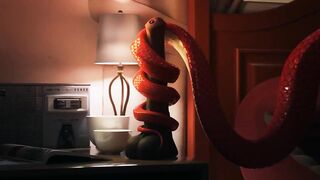 CUTE FURRY GIRL MAKES HIMSELF FEEL GOOD STORY 60 FPS HIGH QUALITY 3D