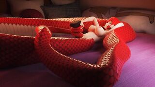 CUTE FURRY GIRL MAKES HIMSELF FEEL GOOD STORY 60 FPS HIGH QUALITY 3D