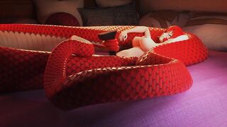 CUTE FURRY GIRL MAKES HIMSELF FEEL GOOD STORY 60 FPS HIGH QUALITY 3D