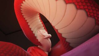 CUTE FURRY GIRL MAKES HIMSELF FEEL GOOD STORY 60 FPS HIGH QUALITY 3D