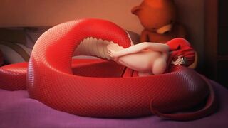 CUTE FURRY GIRL MAKES HIMSELF FEEL GOOD STORY 60 FPS HIGH QUALITY 3D
