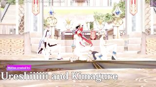Genshin Impact: 【MMD】EVERGLOW - Adios REMAKE (Nilou, Ayaka, Barbara)