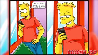 Barty fucking his friend's mother - The Simptoons Simpsons porn