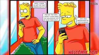 Barty fucking his friend's mother - The Simptoons Simpsons porn