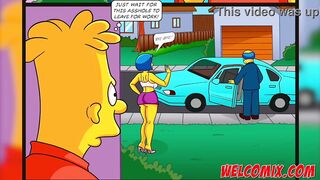 Barty fucking his friend's mother - The Simptoons Simpsons porn
