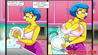 Barty fucking his friend's mother - The Simptoons Simpsons porn