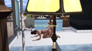 Quickly in College Shower Room