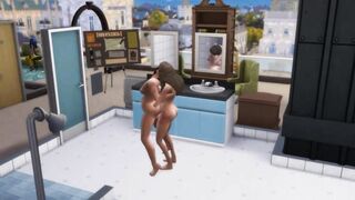 Quickly in College Shower Room