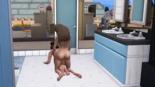 Quickly in College Shower Room